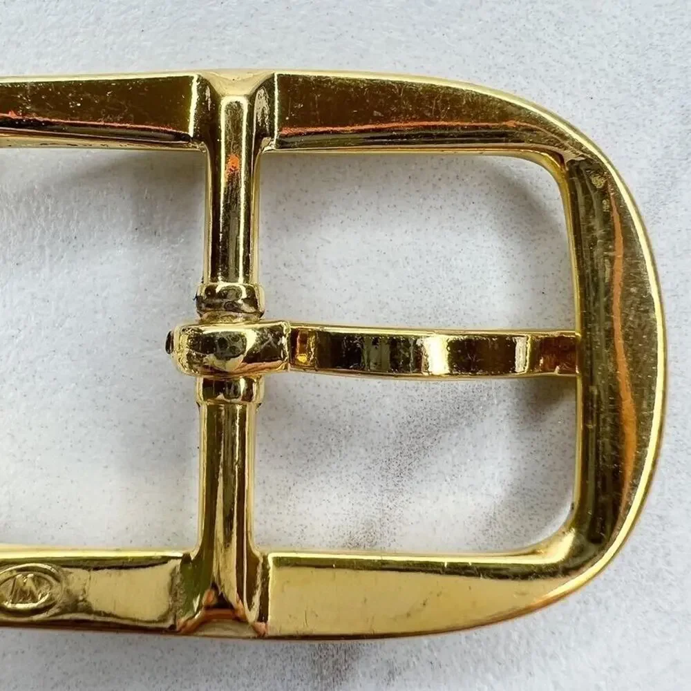 Vintage Gold Tone Simple Basic Belt Buckle for up to 1 Inch Belt